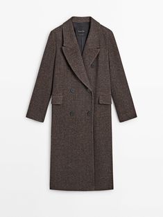 Find MASSIMO DUTTI Long Double-breasted Wool Blend Herringbone Coat on Editorialist. Long double-breasted wool blend herringbone coat Double-breasted Wool Outerwear With Herringbone Pattern, Wool Double-breasted Herringbone Outerwear, Wool Double-breasted Outerwear With Herringbone Pattern, Business Herringbone Wool Coat For Fall, Business Wool Coat With Herringbone Pattern For Fall, Fall Business Wool Coat With Herringbone Pattern, Fall Herringbone Wool Coat For Business, Tweed Double-breasted Wool Coat For Work, Double-breasted Tweed Wool Coat For Work