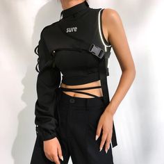 Rave Outfit, Women's Sweatshirts, Edgy Outfits, Stage Outfits, Mode Inspiration, Grunge Outfits, Aesthetic Outfits, Sweatshirt Hoodie, Aesthetic Clothes