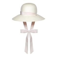 Ivory straw hat with velvet ribbon that ties in the front or back of head. Each hat comes with a Bijou Van Ness hat box for storage. Kentucky Derby Style, Parisian Summer, Box For Storage, Back Of Head, Outfit Essentials, Classy Winter Outfits, Seersucker Pants, Hat Boxes, Hat Box