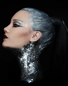 Extreme Make-up, Futuristic Makeup, Real Techniques Brushes, Beauty Make-up, Real Techniques, Make Up Looks