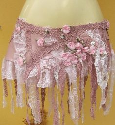 Hanging Ruffle Dress, Pink Chic Aesthetic, Ethereal Rave Outfits, Pink Fairy Outfit, Fairy Fashion Aesthetic, Mythical Outfits, Portals Outfit, Pastel Aesthetic Fashion, Funky Skirts