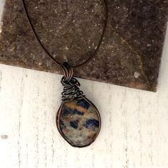 Sodalite Blue Stone Reduces Stress and Anxiety Orange Stone, Oval Necklace, Old Boxes, Book Jewelry, Luxury Gift Box, Purple Stones, Red Stone, Pink Stone, Grey Stone