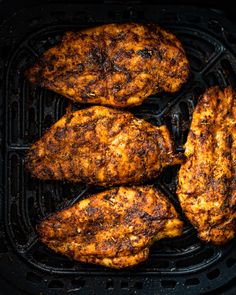 Air Fryer Grilled Chicken Breasts | Gimme Delicious