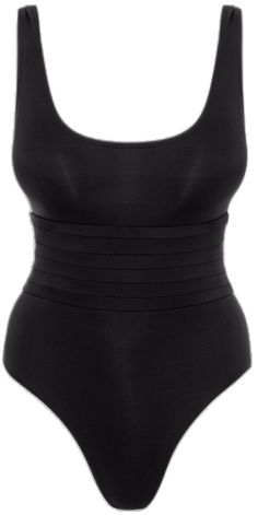 Elegant Black Scoop Neck Swimwear, Elegant Square Neck Stretch Swimwear, Black Fitted Swimwear With Wide Straps, Elegant Scoop Back Swimwear For Beach, Elegant Fitted Square Neck Bodysuit, Elegant Fitted Bodysuit With Square Neck, Chic Black Square Neck Swimwear, Elegant Fitted Bodysuit With Scoop Back, Elegant Scoop Back Swimwear