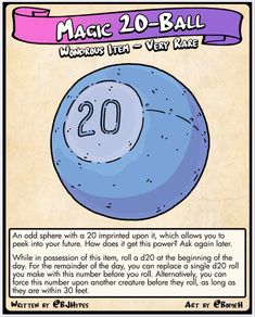 a card with an image of a blue ball and the number 20 in it's center