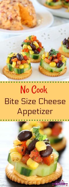 no cook bite - size cheese appetizer is an easy and delicious appetizer