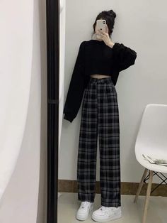 Korean Casual Outfits, Everyday Fashion Outfits, Casual Day Outfits, Korean Fashion Dress, Elegante Casual, Fashionista Clothes, Korean Girl Fashion