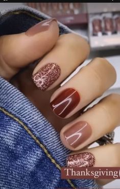 Creative Things, Autumn Nails, Nail Color, Gold Nails, Fall Nails, Mani Pedi, Beauty Make Up, Beauty Nails, Beautiful Nails