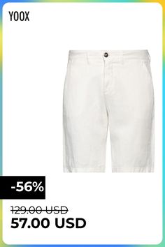 plain weave, no appliqués, solid color, mid rise, belt loops, 1 button, zipper closure, multipockets, pants , Color: White , Size: 28 Cotton Shorts With Belt Loops, Spring Short Pants With Hip Pockets, Summer Cotton Bermuda Shorts With Belt Loops, Modern Relaxed Fit Summer Bottoms, Classic Spring Shorts With Side Pockets, Classic Pants With Short Inseam For Spring, Summer Cotton Bottoms With Welt Pockets, Workwear Shorts With Hip Pockets For Spring, Casual Bermuda Pants With Belt Loops