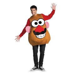 Buy Costumes Mr. Potato Deluxe Costume for Adults sold at Party Expert Potato Head Costume, Mr Potato Head Costume, Face Parts, Mrs Potato Head, Best Couples Costumes, Plus Size Costume, Mr Potato, Mr Potato Head, Potato Heads