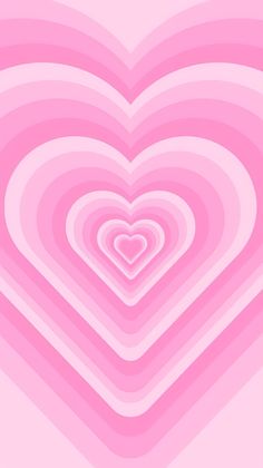 a pink heart shaped background with many smaller hearts