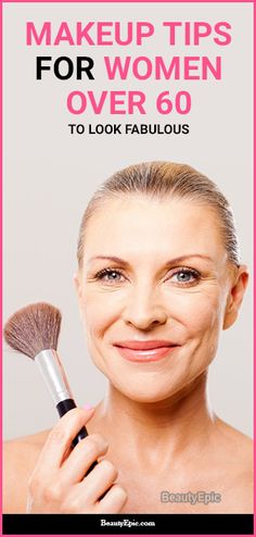 Make Up Over 60 Older Women Beauty Tips, Makeup For 60 Year Old, Makeup For Over 60, Makeup Over 50, Makeup Tips For Older Women, Makeup For Older Women, Beginners Eye Makeup, Artist Tips, Face Makeup Tips