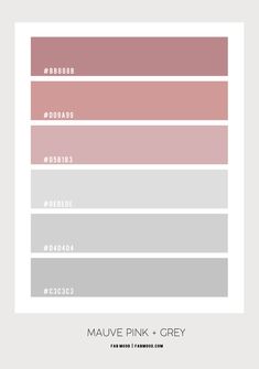 the color scheme for dusty hue of pink and grey