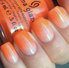 White And Orange Nail Designs, University Of Tennessee Nails, Tennessee Nails Designs, Nails Orange And White, Tennessee Vols Nails, Vols Nails, Ombre Nails Orange, Giants Nails, Tennessee Nails