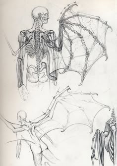 an image of a drawing of a skeleton holding a bat and another figure in the background