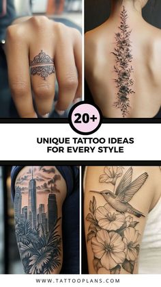 the top 20 unique tattoo ideas for every style