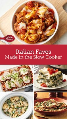 italian faves made in the slow cooker