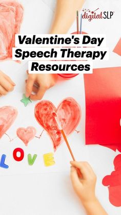 Looking for fun Valentine's Day speech therapy activities? Check out these speech and language resources by The Digital SLP. Language Resources, Therapy Activities, Speech And Language, Speech Therapy, Valentine's Day