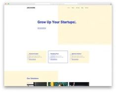 an image of a web page with the word grow up your start ups on it