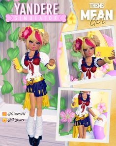 DTI - Theme: Mean Girl, Cosplay, Game #robloxdresstoimpress #dresstoimpress #dresstoimpressupdate #dresstoimpressoutfits #dresstoimpressideas #dti #roblox #fashion #fyp #meangirls #yandere Dti Hacks