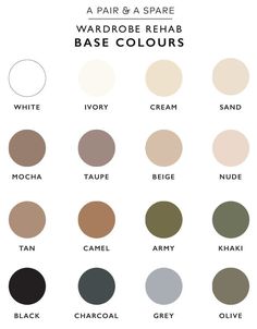 Minimalist Moda, Minimalist Wardrobe, 가을 패션, Color Pallets, Neutral Color, Mode Inspiration, Minimal Fashion, Colour Palette