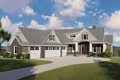 this is an artist's rendering of these house plans