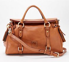 She's chic, she's sophisticated, she's all-around amazing: this satchel reminds us of that woman who always looks fab, even when life may not be totally "put together" (cause whose really is?). From Dooney & Bourke. Best Handbags, Bags Aesthetic, American Leather, Wardrobe Ideas, Monogrammed Leather, Dooney And Bourke, Dooney & Bourke Bags, Satchel Purse, Dooney & Bourke