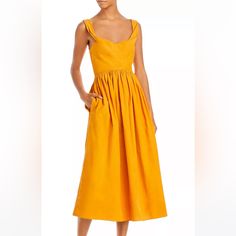 New Rebecca Taylor Dress. Size Xs. Midi Dress. Structured. Super Cute But Didn’t Fit Me. Sateen Dress, Rebecca Taylor Dress, Taylor Dress, Rebecca Taylor, Color Orange, Size 2, Midi Dress, Super Cute, Womens Dresses