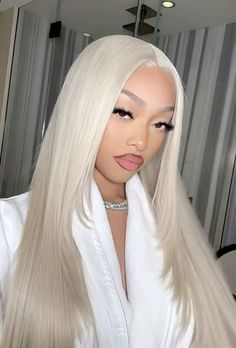 Blonde Install, Storm Hair, Frontal Wig Hairstyles, Dyed Hair Inspiration, Pretty Hair Color, Dope Hairstyles, Front Lace Wigs Human Hair, Blonde Wig, Baddie Hairstyles