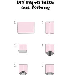 the instructions for how to make an origami box with two sides and one side missing