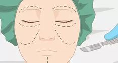 a woman with her eyes closed while getting facial peels