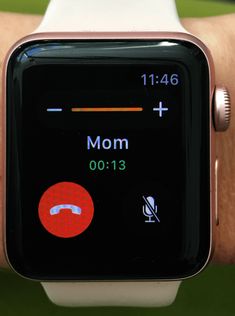 an apple watch displaying the time on its display screen, with different icons and numbers