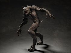 an image of a creepy creature in the dark