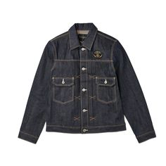 This classic type 2 denim jacket crafted from premium raw Japanese Selvedge denim features double pleats on either side of button closures, two front pockets, and a leather patch with the Lucky Bastard logo on the front left side of the chest. - 2 Front pockets- Button Closure - Coordinating apparel available Japanese Selvedge Denim, Winter Knit Hats, Classic Denim Jacket, Selvedge Denim, Sweater Pants, Tee Dress, Kids Jacket, Fashion Tees, Jeans Shop