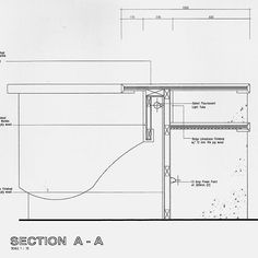 section a and section b are shown in this drawing, with the details labeled below