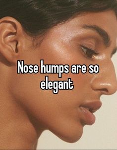 Big Nose With Glasses, Humped Nose Beauty, Big Nose Love, Nose Hump Aesthetic, Downturned Nose Side Profile, Nose Hair Removal For Women, Hooked Nose Makeup, Straight Nose With Bump, Big Nose Women Aesthetic