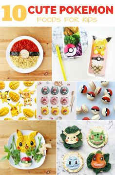 the top ten cute pokemon foods for kids