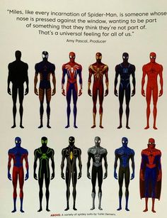 an advertisement for the spider - man movie, which is featured in front of a white background