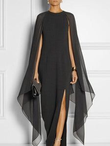 Mode Chanel, Mother Of Groom Dresses, Maxi Gown Dress, Evening Dress Fashion, فستان سهرة, Cape Dress, Maxi Dress Evening, Evening Gowns Formal, Mother Of The Bride Dresses