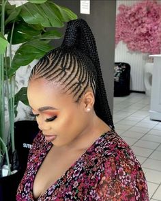 Source: Instagram. Braided Ponytail Black Hair, Butterfly Braids, Women Cornrows