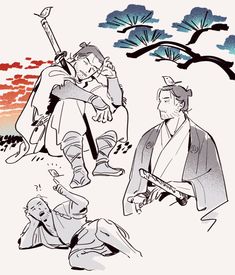 Jin Sakai Fanart, Ghost Of Tsushima Fanart, Ghost Of Tsushima Art, Samurai Concept, Jin Sakai, Human Body Art, Ghost Of Tsushima Outfits, Jin Sakai Art, Samurai Pose Reference