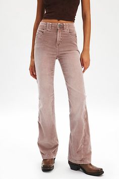 Elevated Ecote pant in a bootcut silhouette. Designed in a soft-touch corduroy featuring a low-rise waistline and twisted side seams for a modern touch. Find them only at Urban Outfitters. Features Ecote Callie corduroy twisted seam bootcut pant Low rise bootcut pant Soft corduroy Low-rise waistline Slim fit through hips & thighs Twisted leg seams Bootcut fit Full length 5-pocket styling Zip fly and button closure UO exclusive Content + Care 100% Cotton Machine wash Imported Size + Fit Model in Pink Fits, Bootcut Pants, Brand Sale, Women Men Shoes, Bottoms Pants, Low Rise, Womens Bottoms, Urban Outfitters, Fitness Models