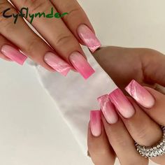 44670574493913 Unghie Nail Art, Ballet Nails, Nagel Tips, Nail Length, Stick On Nails, Nail Glue, False Nail, Manicure E Pedicure, Artificial Nails