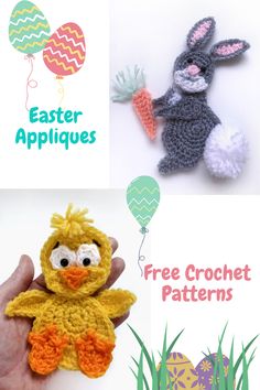 crochet patterns for easter bunny and chick