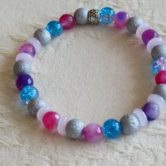 Dyed Agate, Glitter Glass, Different Textures, Silver Bead, Organza Bags, Silver Glitter, Royal Mail, Rose Quartz, Planets