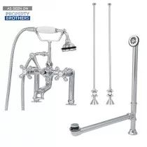 the shower faucet and hand shower head are shown in this image, with an additional