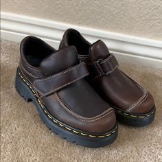 Brand New Never Worn Made In England Us 6 Eu 37 Uk 4 Vintage One Looks A Little Bit Darker Oxford Platform Shoes, Shoes Dr Martens, Oxford Platform, Purple Shoes, Leather Oxford Shoes, New Uses, Vintage Boots, Tassel Loafers, Dr Martens Shoes