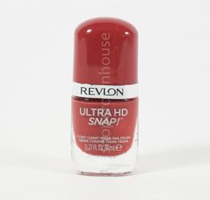 Revlon Ultra HD Snap! Vegan Nail Polish 0.27 Fl Oz #014 RED AND REAL Revlon Ultra HD Snap! Vegan Nail Polish 0.27 Fl Oz #014 RED AND REAL Welcome to ShopCrownhouse makeup central! Stock up on your favorites and save! Item: Revlon Ultra HD Snap! Nail Polish You Will Receive: 1 Color: Red and Real Please Note: The colors of photos can vary significantly across display screens. Please pay attention to the color name and be aware that they may look slightly different from the picture. For shade matc Nina Ultra Pro Nail Polish, Revlon Ultra Hd Vinyl Lip Polish So Shady 915, Revlon Nail Polish Colors, Revlon Nail Polish Swatches, Revlon Divine Nail Polish, Revlon Ultra Hd Snap Nail Polish, Revlon Super Lustrous Lipstick, Vegan Nail Polish, Ultra Hd