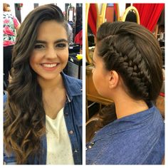 Braids On The Side Of Head, Long Hair Dos, Easy Hair Dos, Bridal Party Hair, Formal Hairstyles For Long Hair, Wedding Hairstyles Tutorial, Bridesmaid Hair Makeup, Dance Hairstyles, Wedding Hair Inspiration