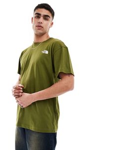 T-Shirts & Tank tops by The North Face Your new go-to Crew neck Short sleeves Logo embroidery Regular fit The North Face Cotton Short Sleeve T-shirt, The North Face Cotton Crew Neck T-shirt, Olive Relaxed Fit Short Sleeve Top, Olive Short Sleeve Top With Relaxed Fit, Olive Cotton Crew Neck Tops, The North Face Relaxed Fit Top For Streetwear, Casual The North Face Crew Neck Tops, Casual Crew Neck Tops By The North Face, Casual Crew Neck Tops From The North Face